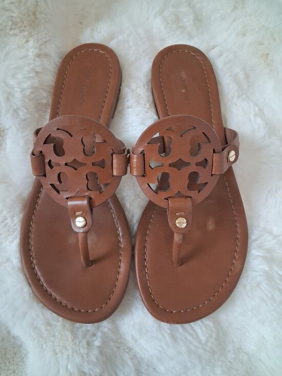 Tory Burch Shoes - Tory Burch Miller Sandal w/ Box in Vintage Vachetta